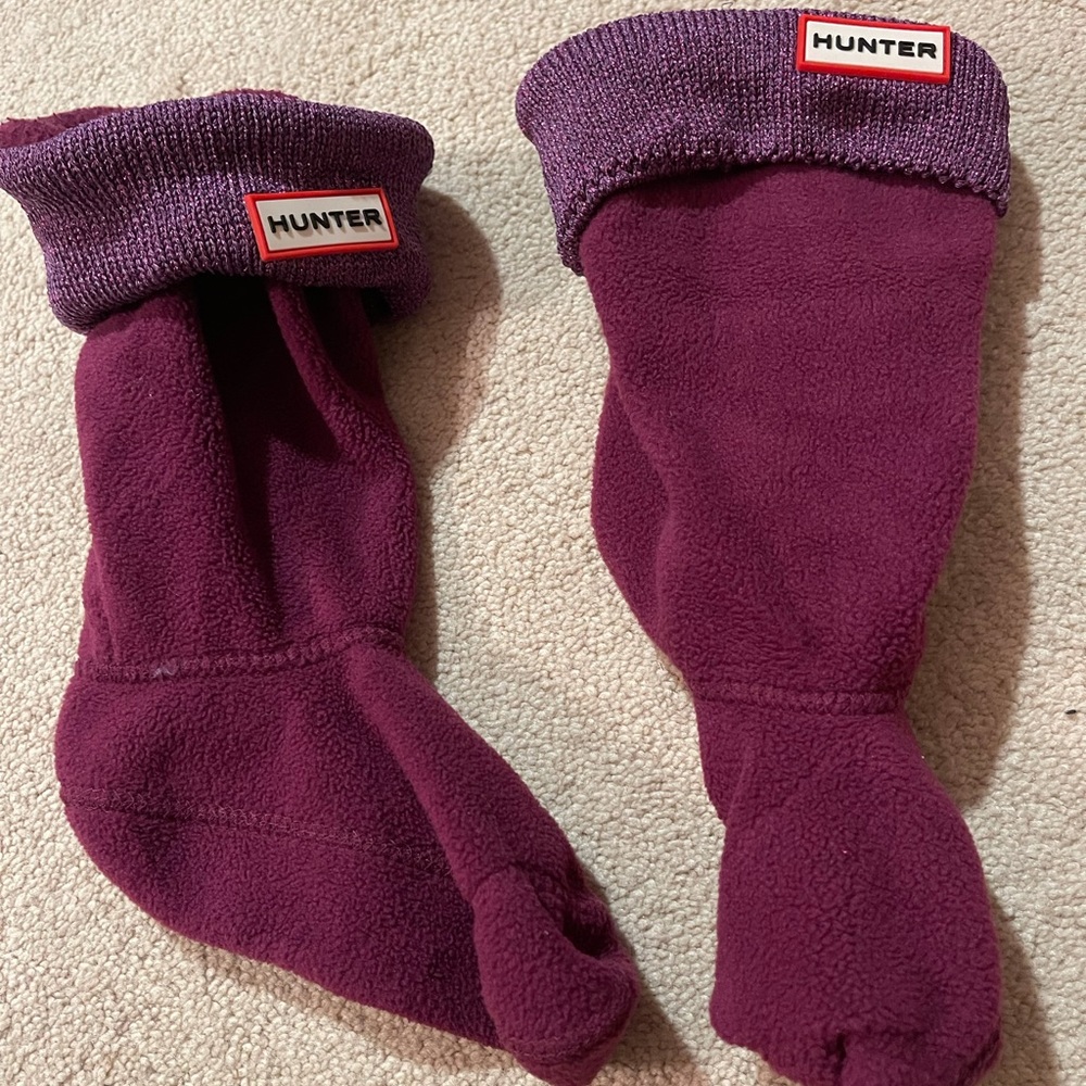 Fleece boot socks